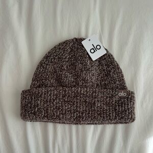 ALO Yoga Mushroom Marl Knit Beanie